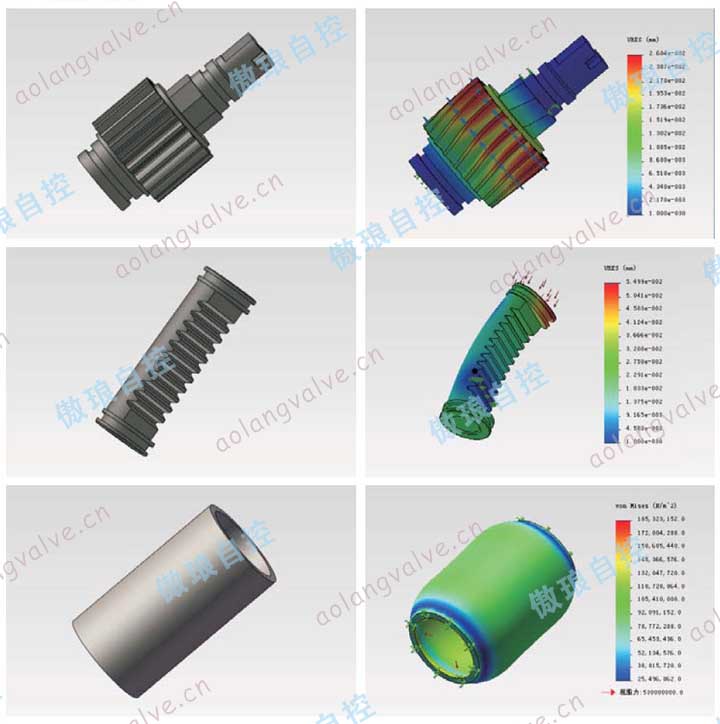 HA 系列精巧型液動執(zhí)行器有限元分析